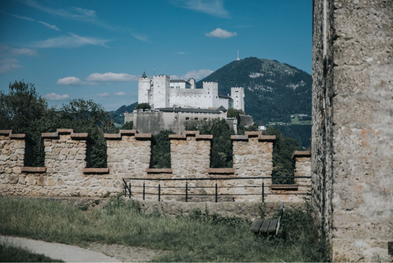 Ein Blick auf die Festung Hohensalzburg