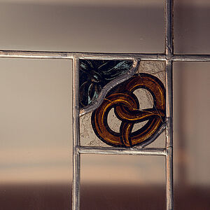 Das Bild zeigt eine Brezel.