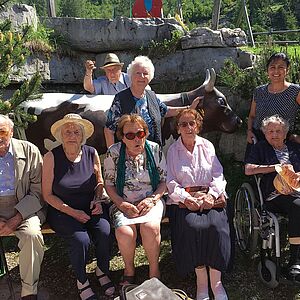 Ausflug auf die Christlalm mit dem Seniorenwohnhaus Itzling