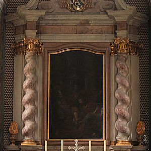 Der Altar der Gabrieskapelle.