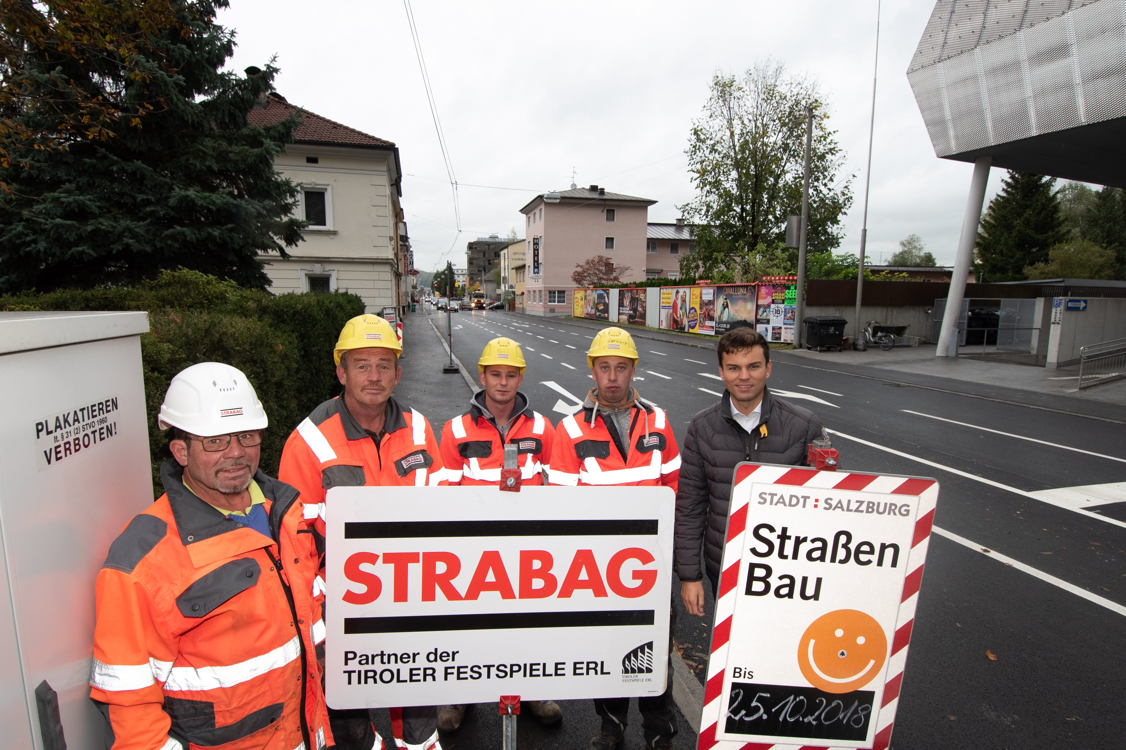 Stadt Salzburg - Baustelle Vogelweiderstraße Trotz Widriger Umstände ...