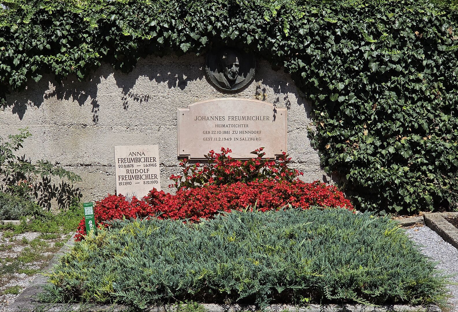 Ehrengrab Johannes Freumbichler