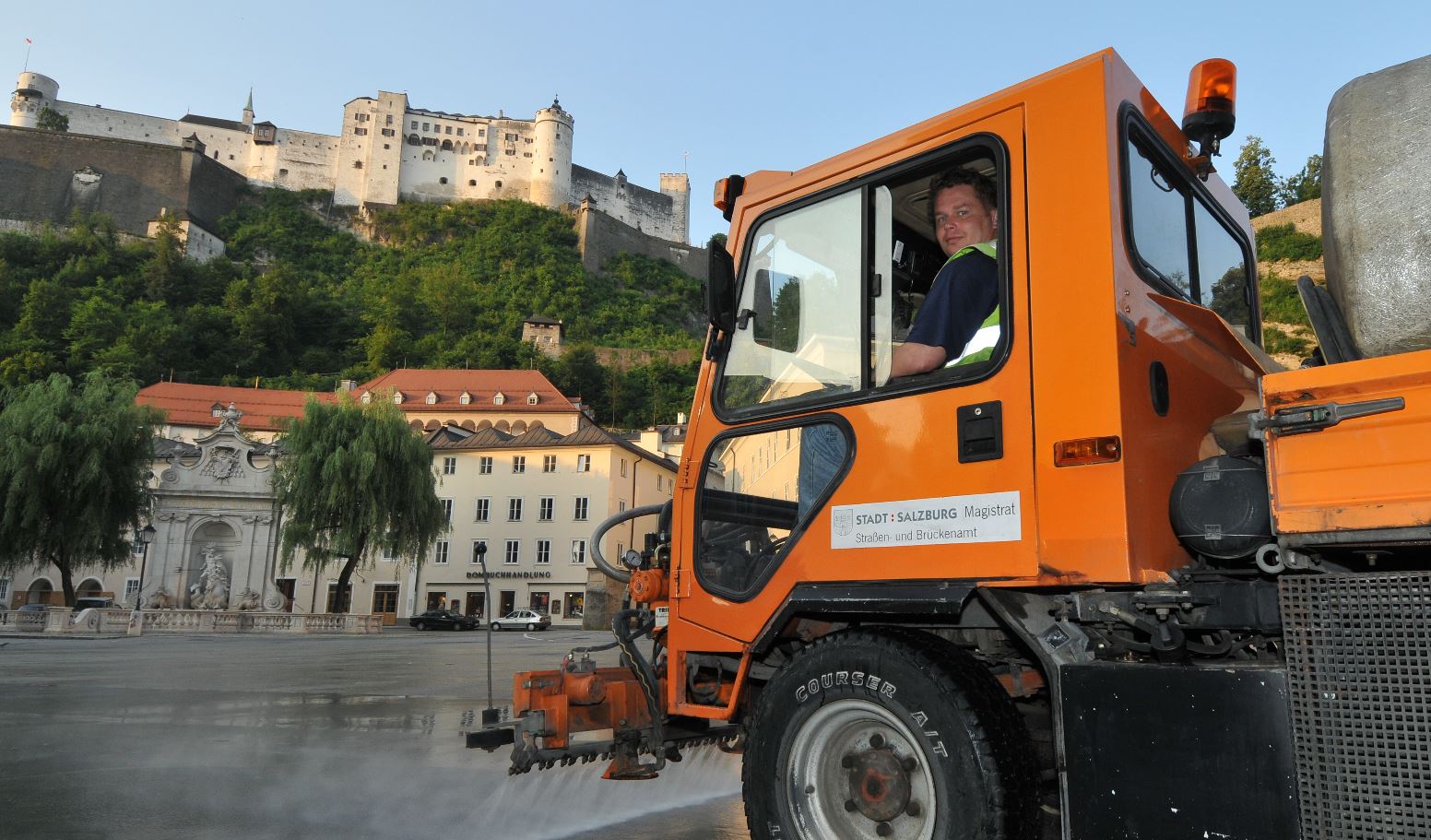 Reinigung in der Altstadt