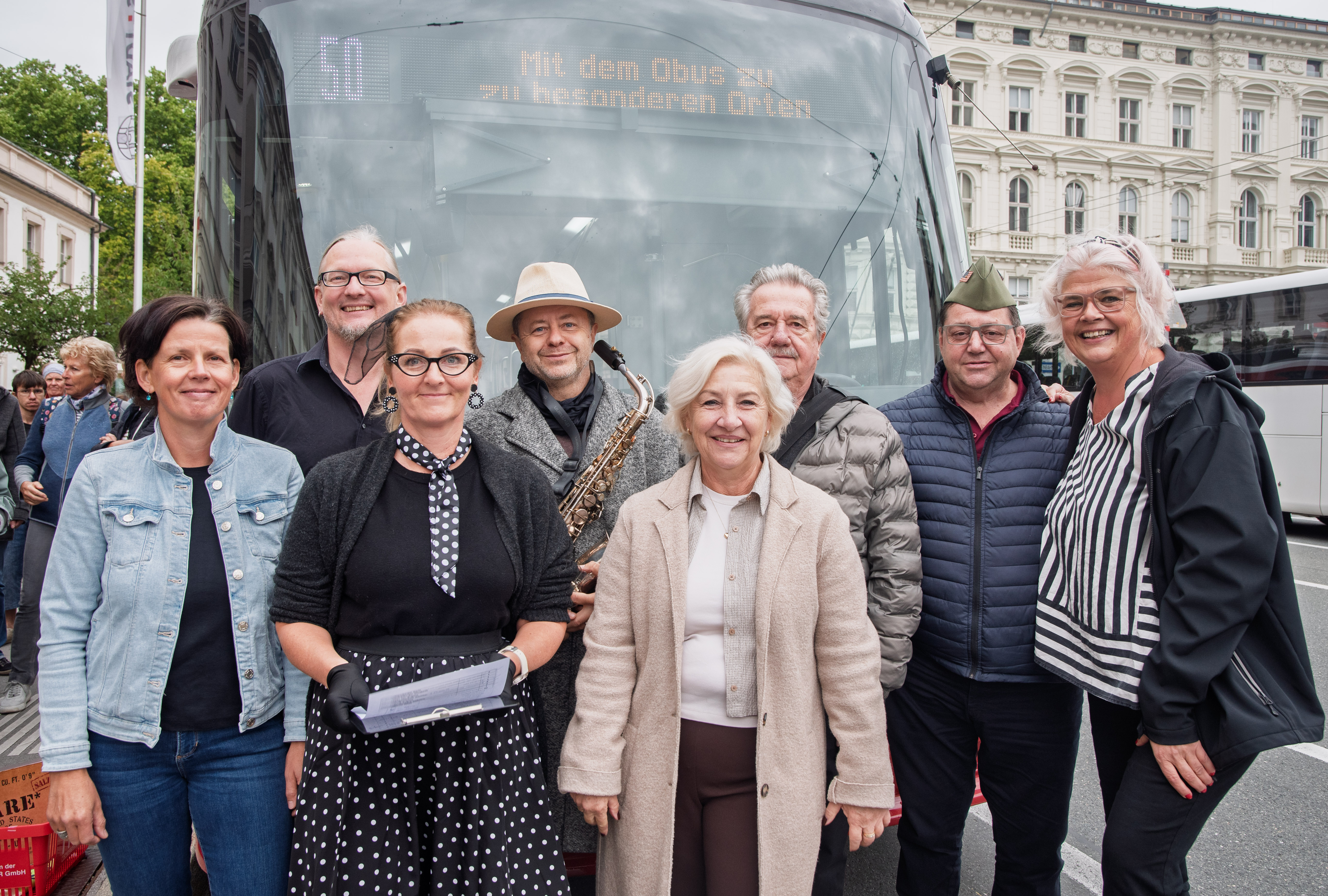 Mit dem Obus in die Vergangenheit