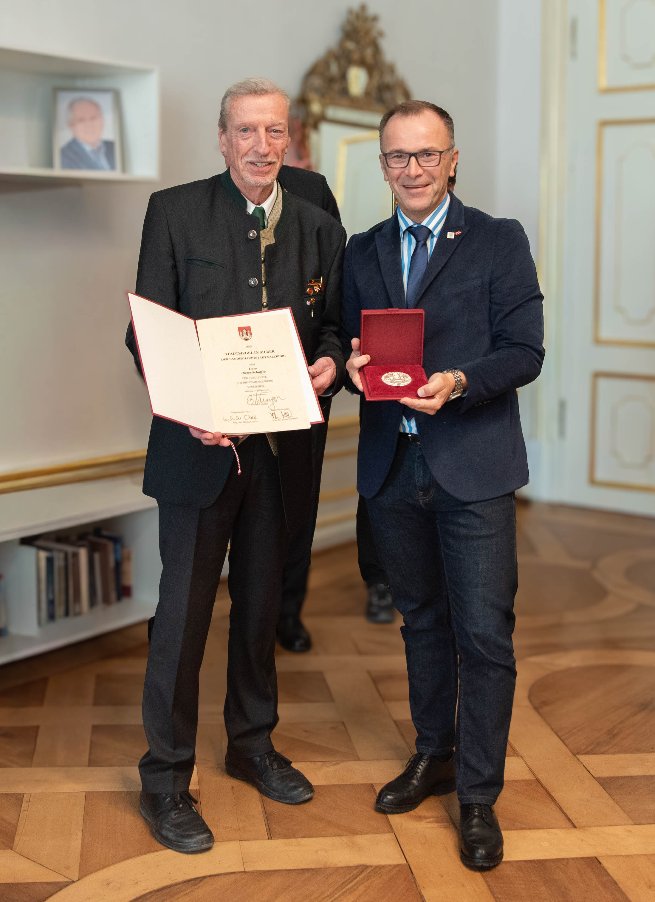 Stadtsiegel in Silber