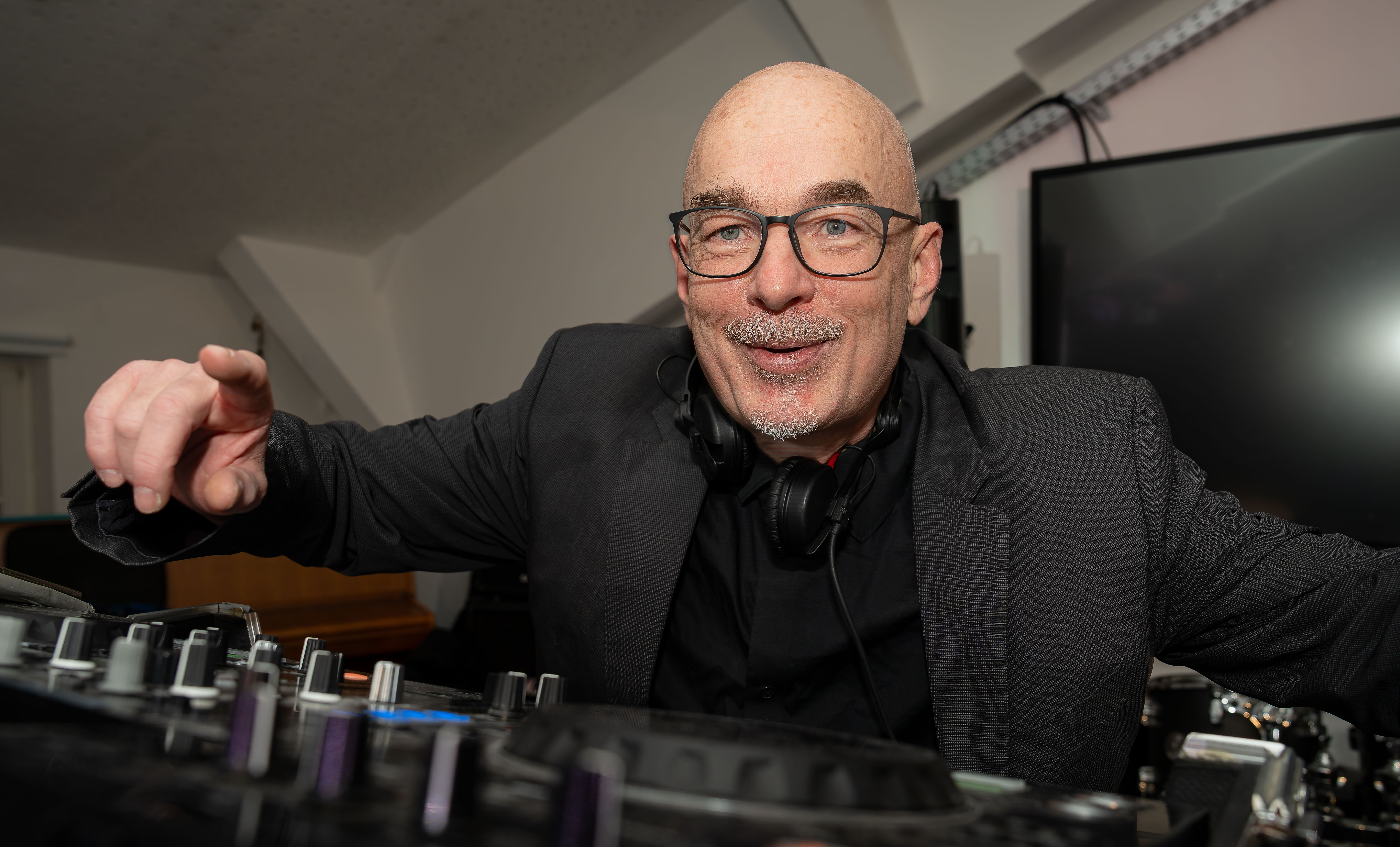 DJ Erwin in Aktion