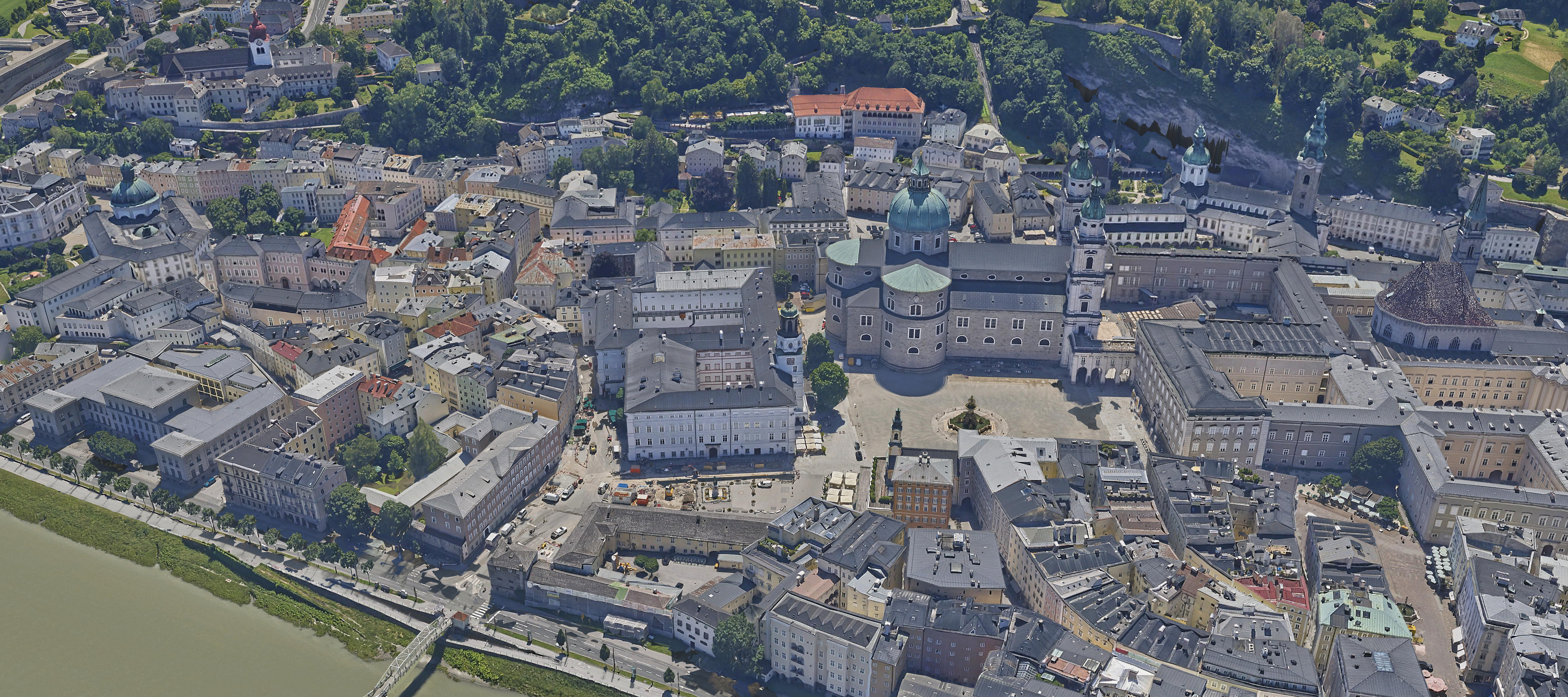 3D-Mesh-Modell der Altstadt