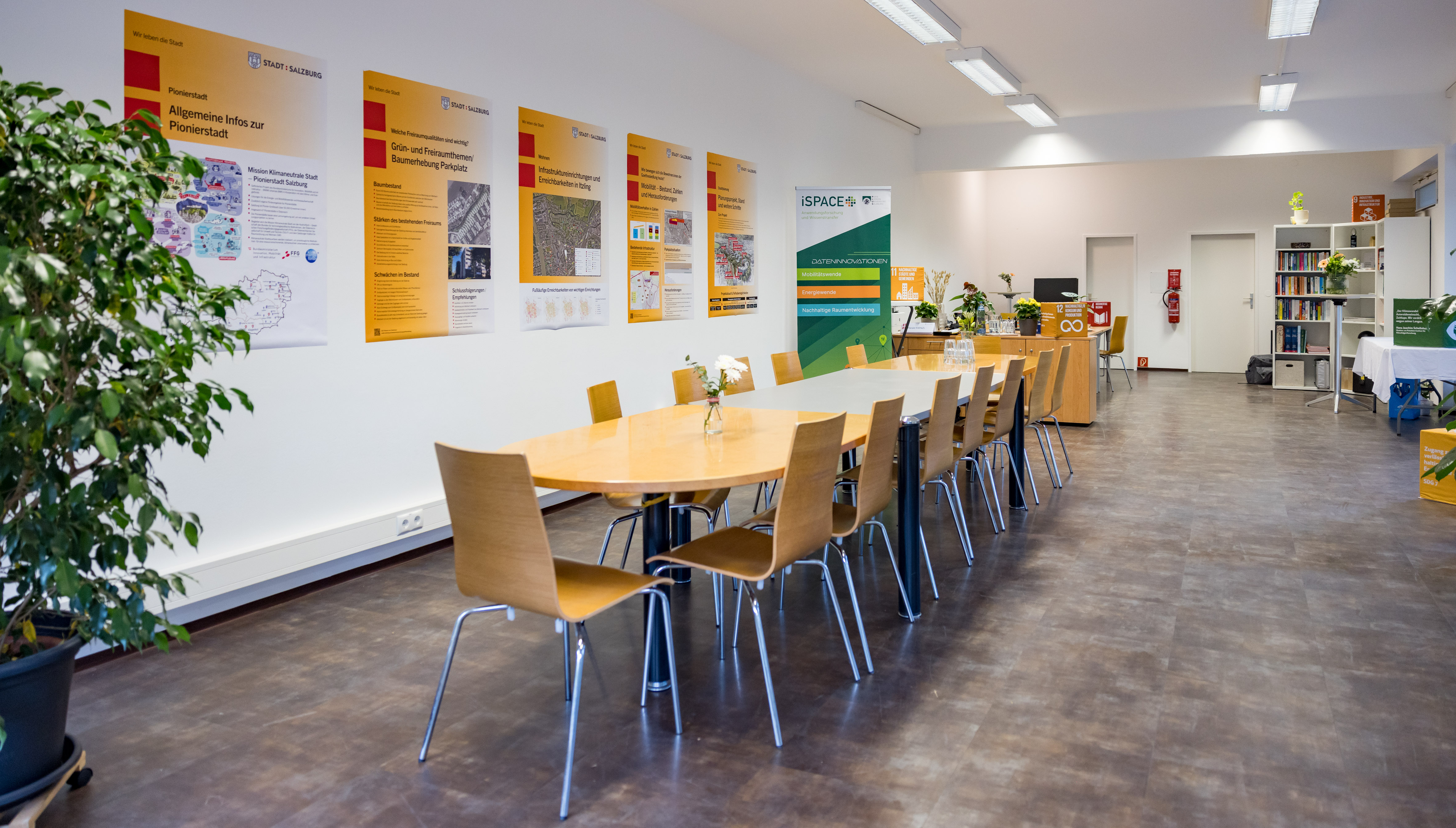 Die neue Stadtteilwerkstatt in Itzling.
