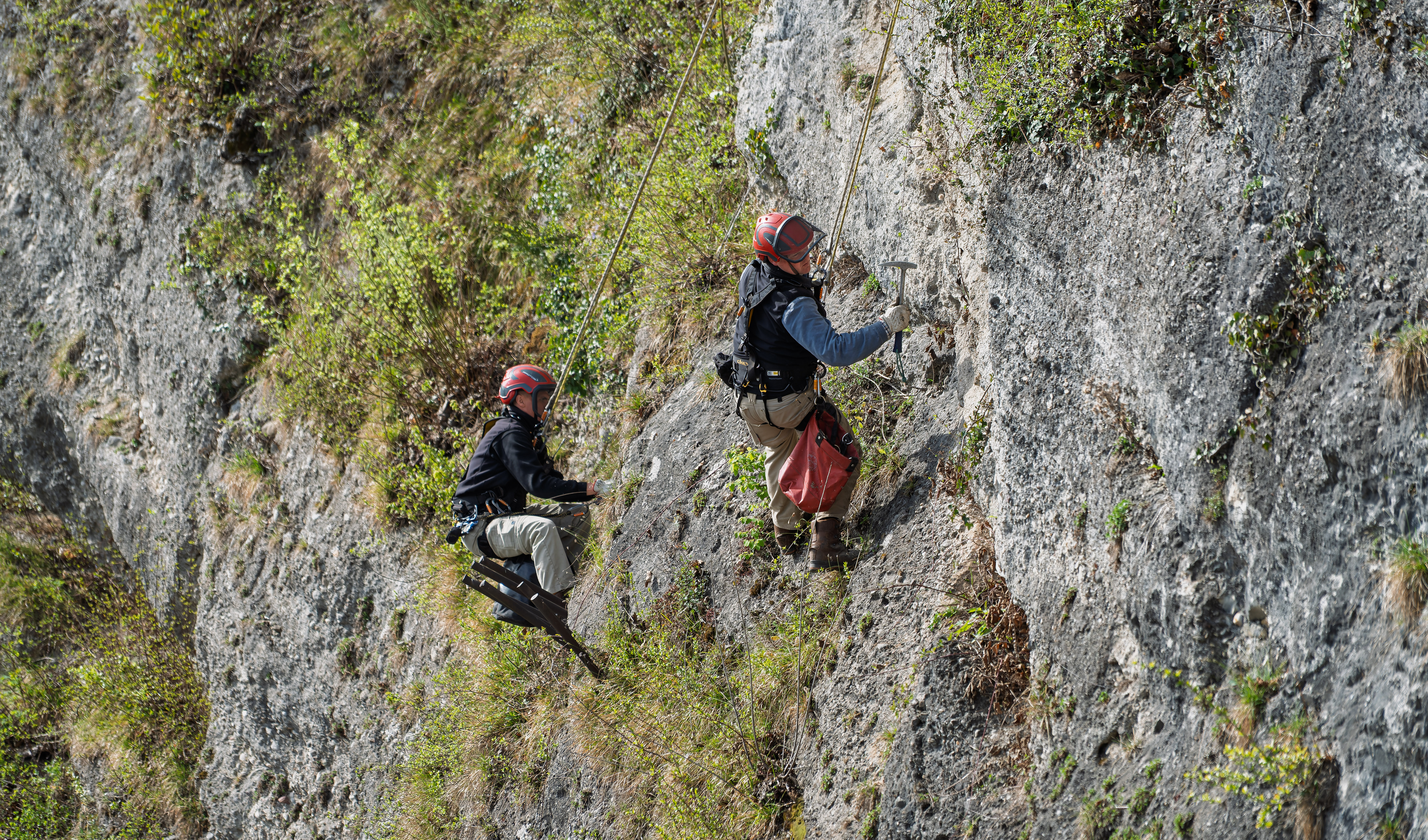 Die Bergputzer sind wieder im Einsatz