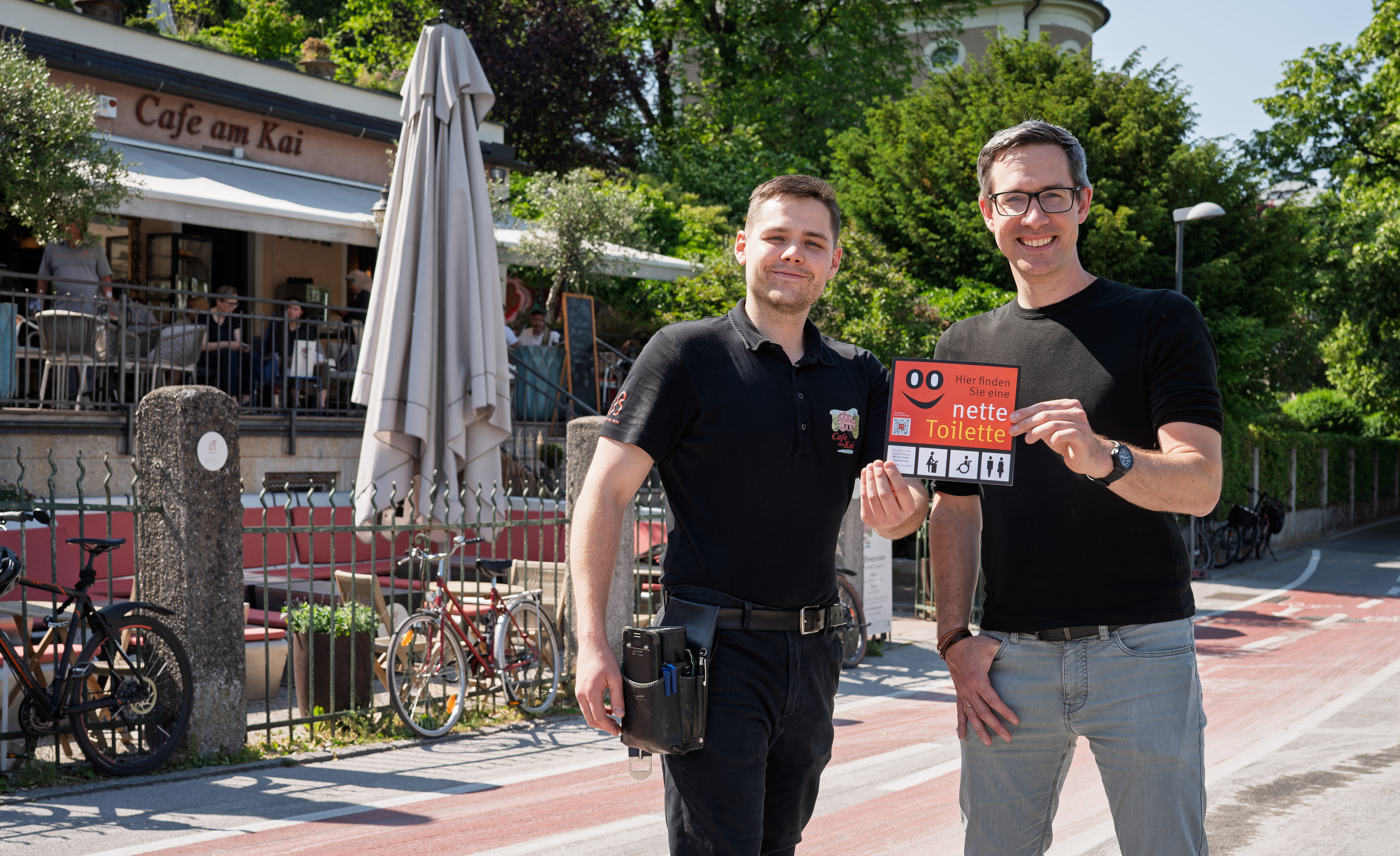 Cafe am Kai macht bei der Aktion „Nette Toilette“ mit