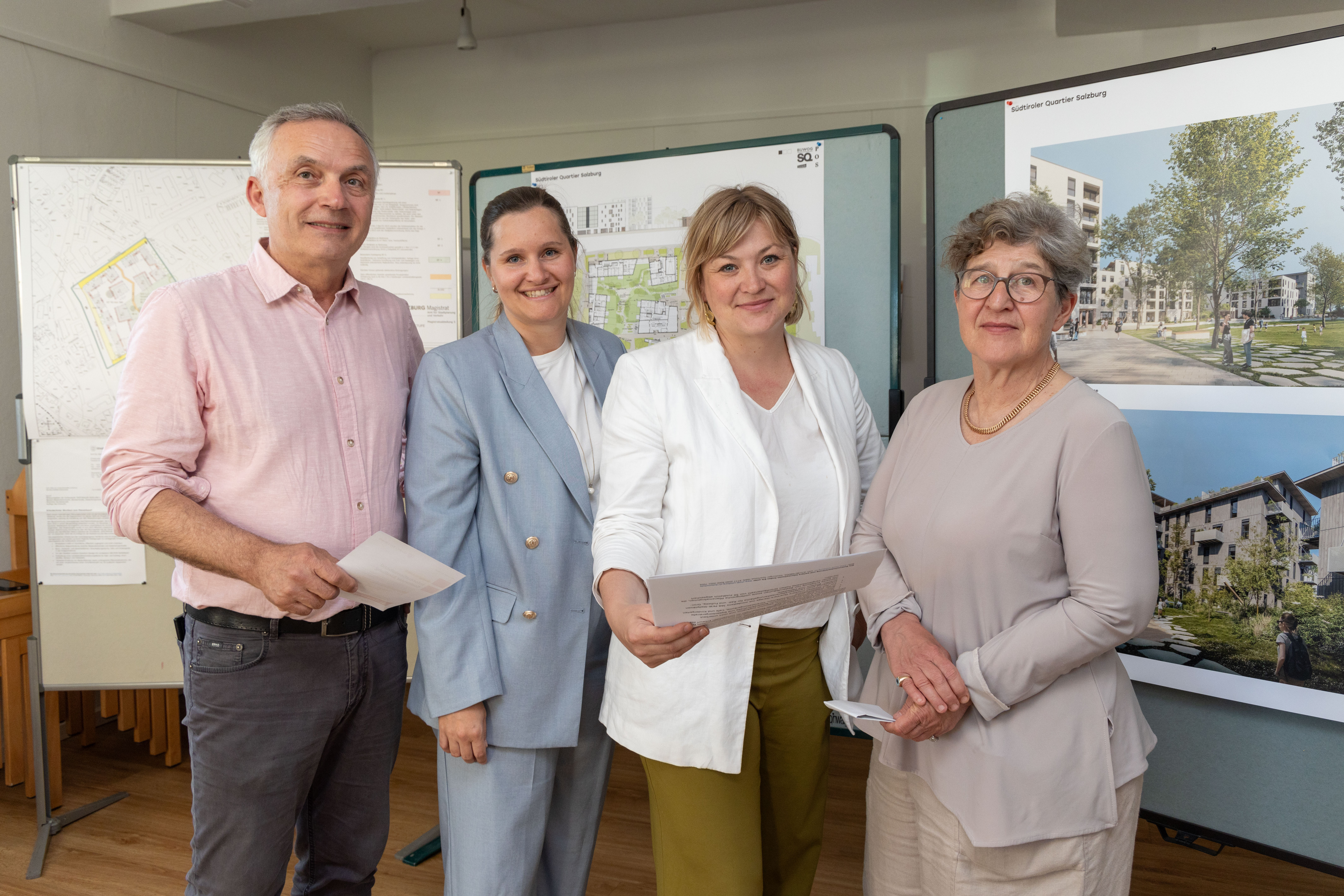 Gut informiert durch Verwaltung, Politik und Projektwerberin