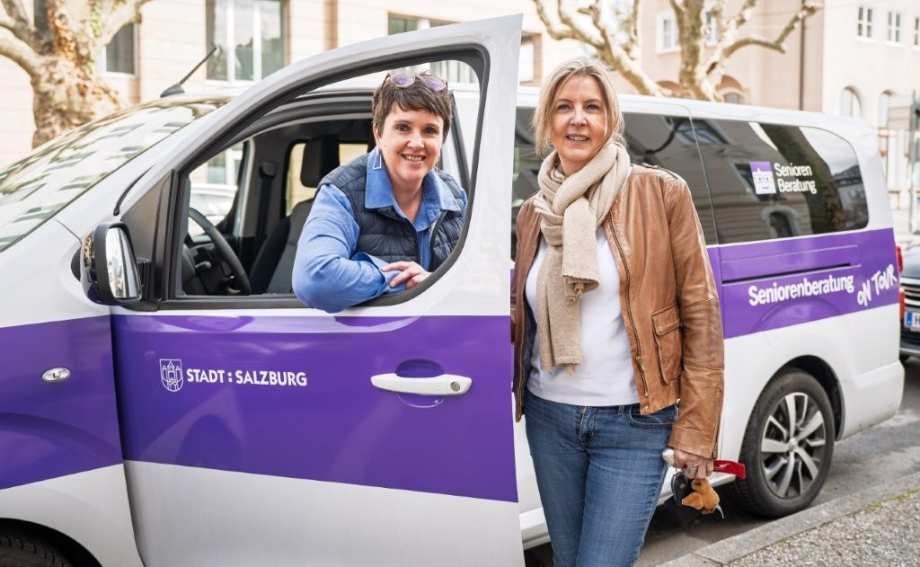 Die Seniorenberatung der Stadt Salzburg kommt auf Wunsch auch zu Ihnen nach Hause.