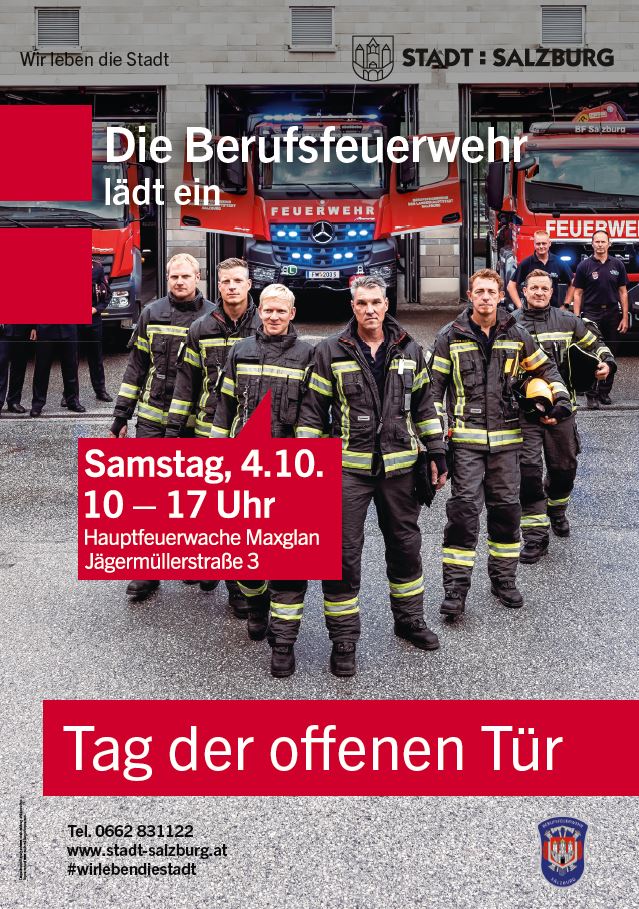 Am 4. Oktober lädt die Berufsfeuerwehr zum Tag der offenen Tür ein.