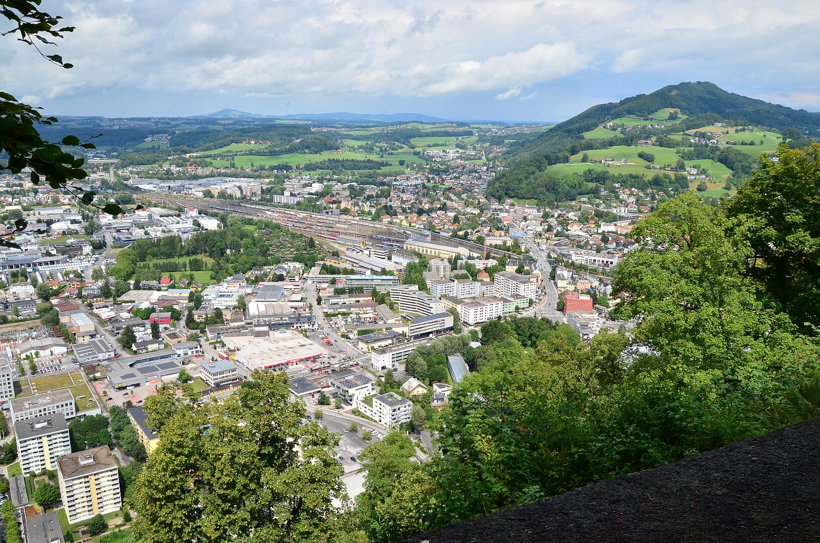 Das Projektgebiet bezieht sich nur auf Schallmoos Mitte.