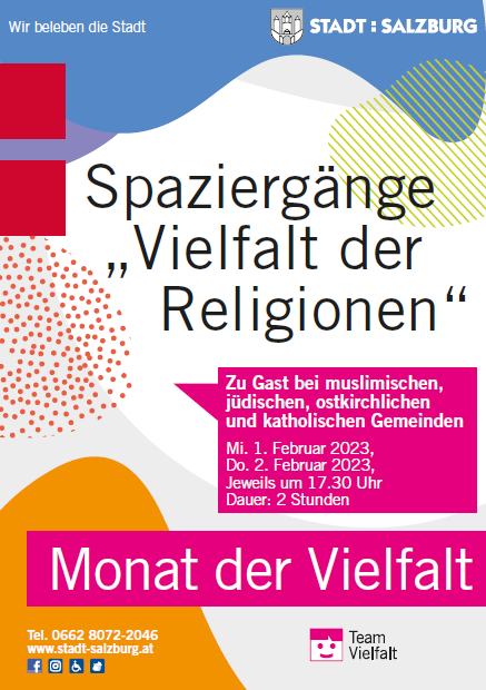 Spaziergänge "Vielfalt der Religionen"