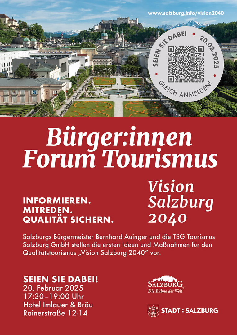 Plakat Brger:innen Forum Tourismus