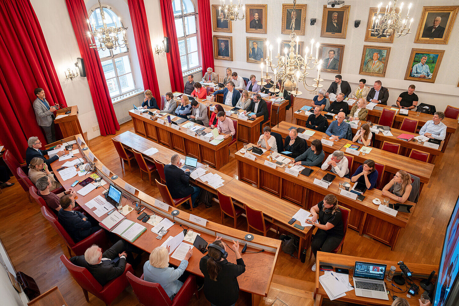 Erste Sitzung neuer Gemeinderat im Rathaus