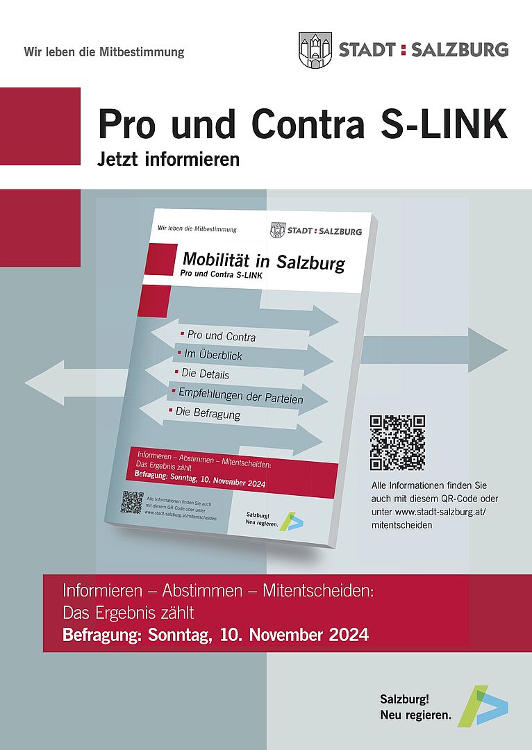 Abstimmungsbüchlein zur S-Link Befragung im Druck