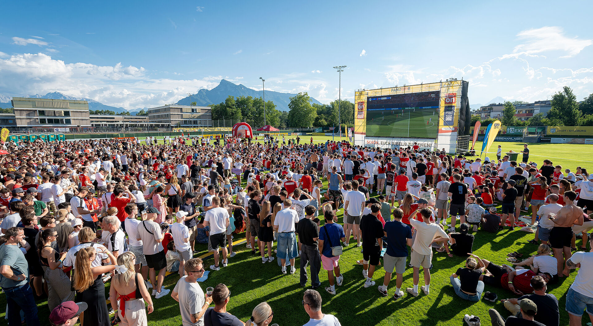 Archivbild: EM Fanzone 2024 im Nonntal