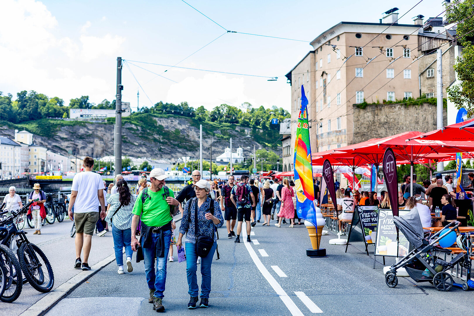 Am Festwochenende gelten besondere Regelungen für Öffis, Radverkehr, Zufahrt und Lieferverkehr
