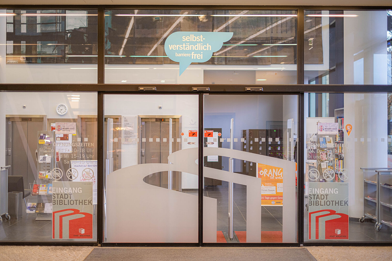 Vorerst geschlossen: Die Stadtbibliothek