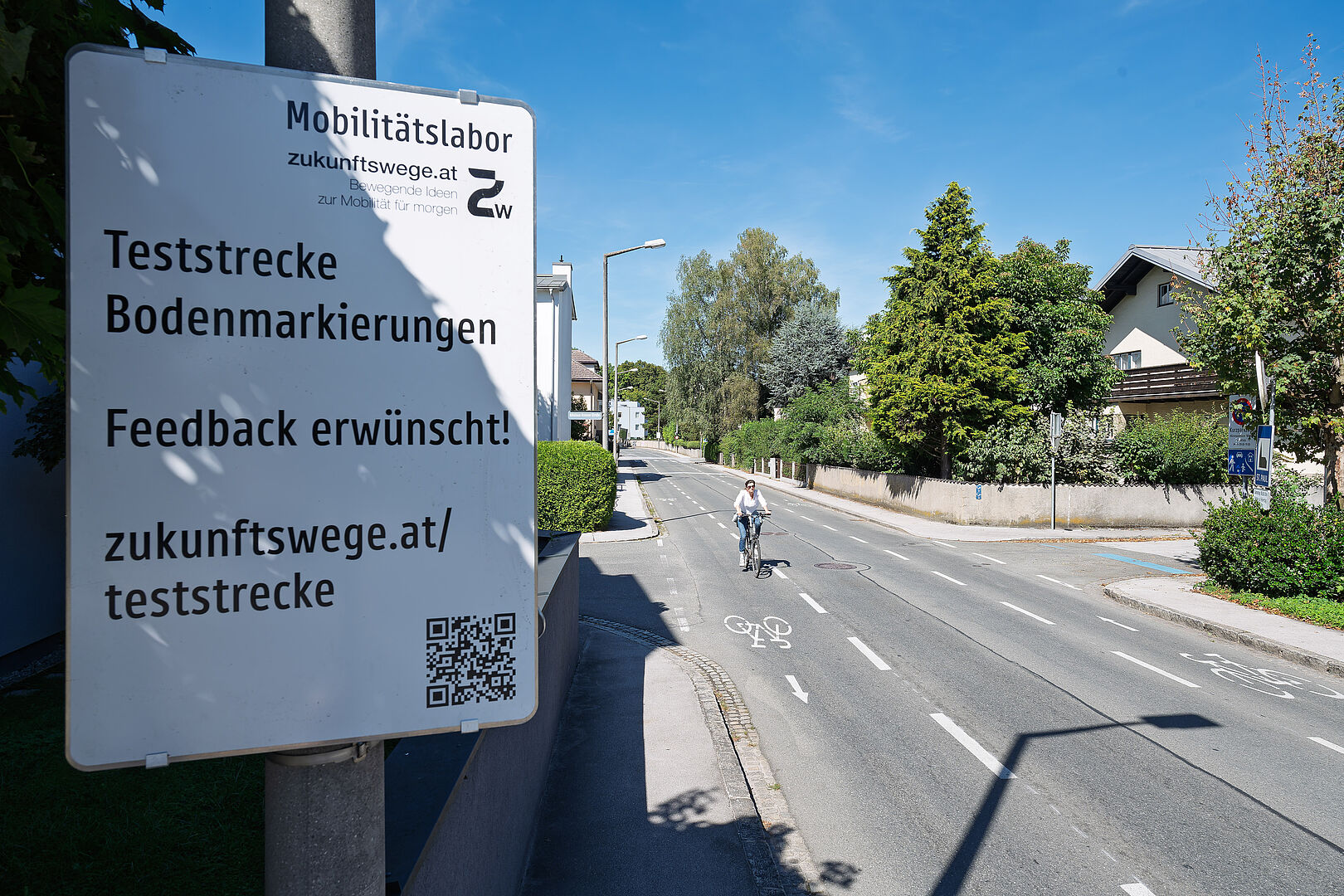 Seit August steht der Radverkehr im Fokus der Nußdorferstraße.