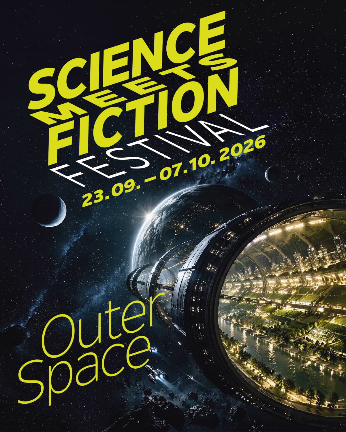 Bis 7. Oktober finden 15 Events im Rahmen des SCIENCE MEETS FICTION-Festivals statt.