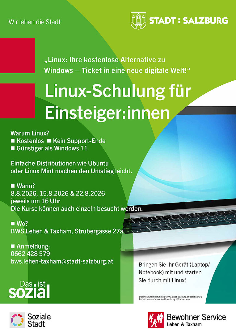 Linux-Schulung für Einsteiger:innen